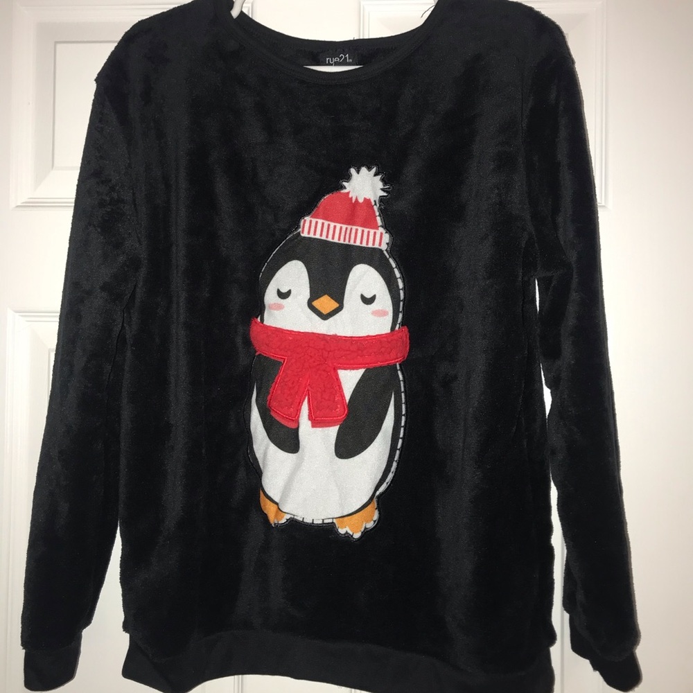 Soft, black sweater